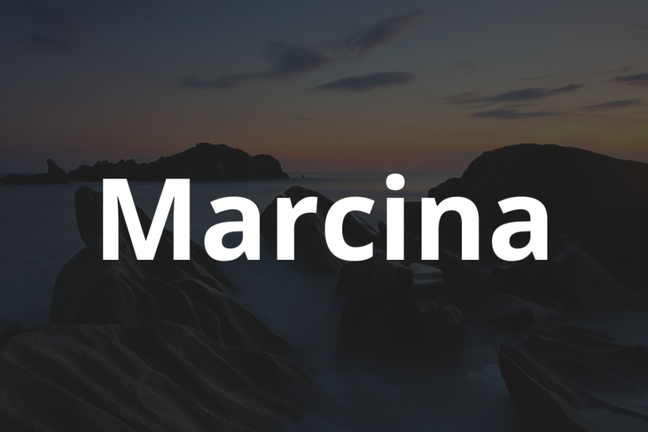 Significado do nome Marcina