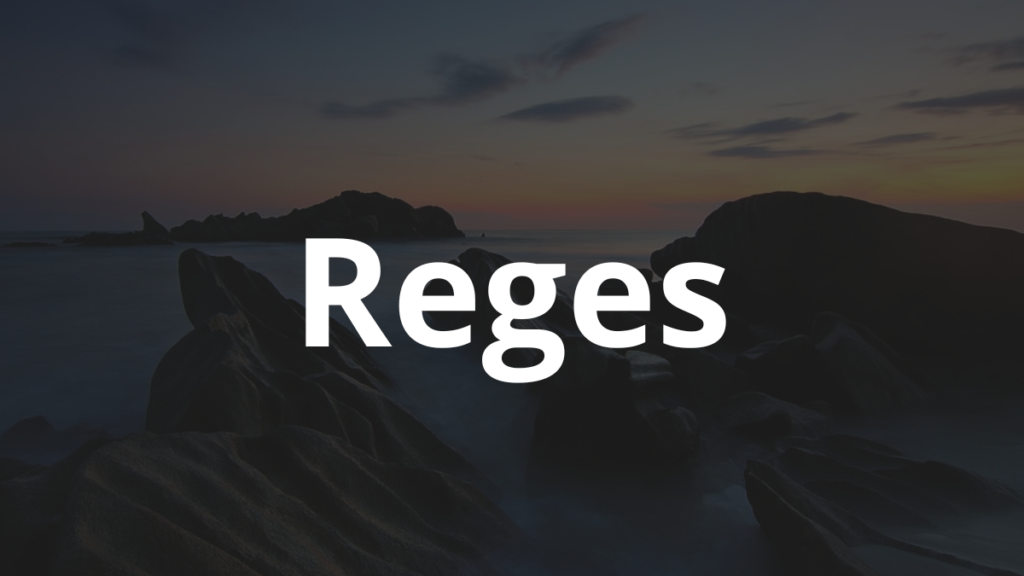 Significado do nome Reges