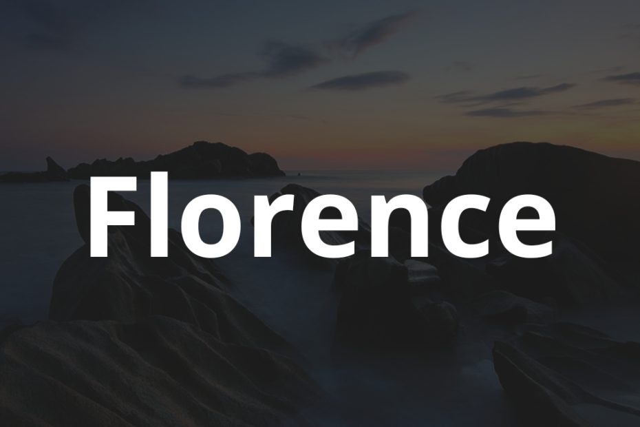 Significado do nome Florence