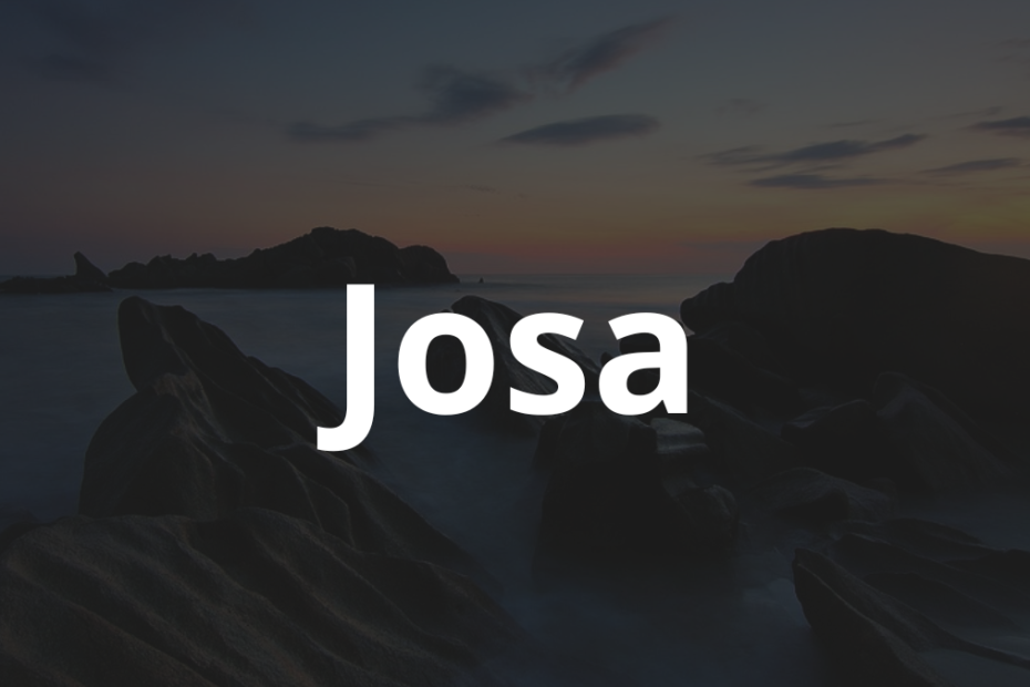 Significado do nome Josa