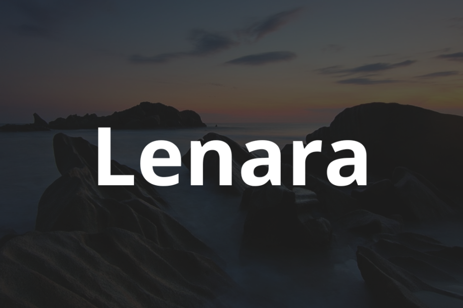 Significado do nome Lenara
