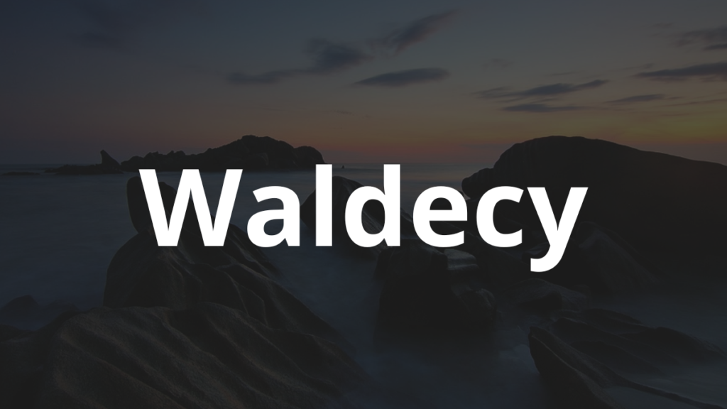 Significado do nome Waldecy