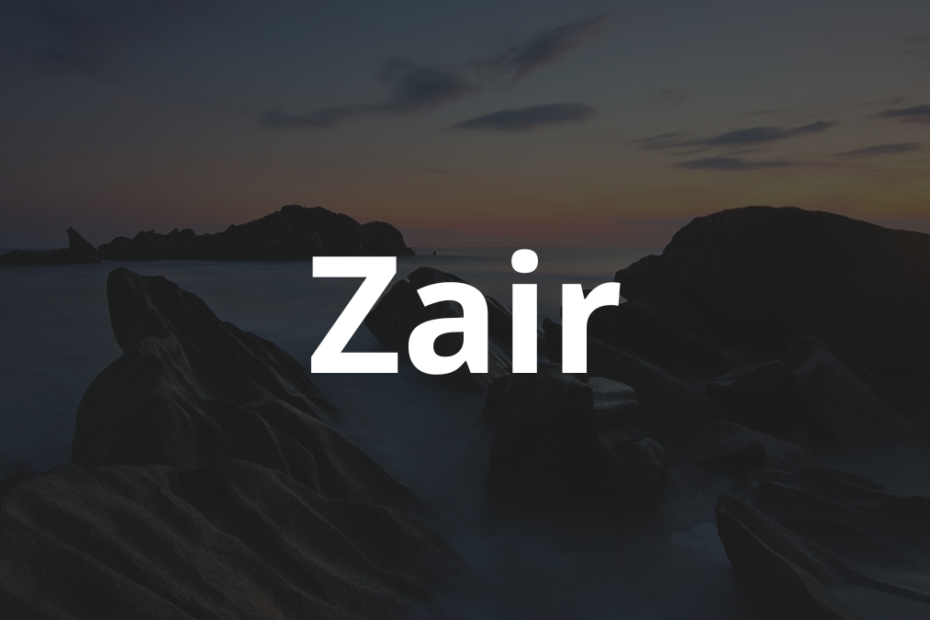 Significado do nome Zair