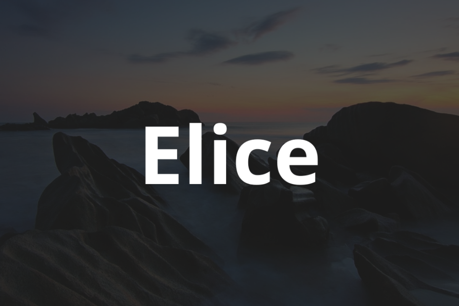 Significado do nome Elice
