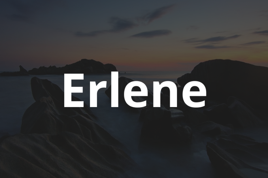 Significado do nome Erlene