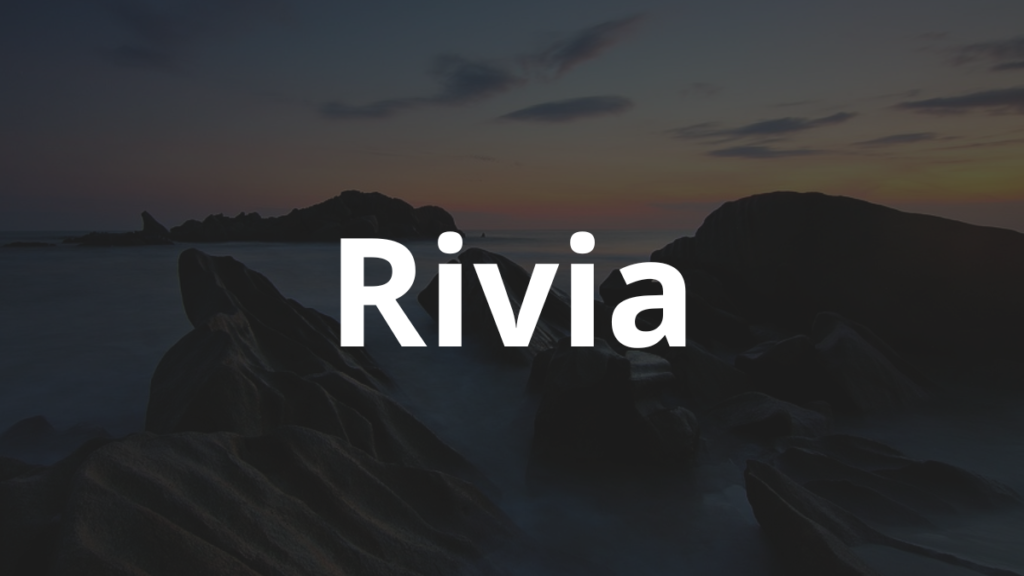 Significado do nome Rivia