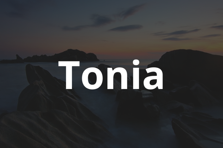 Significado do nome Tonia