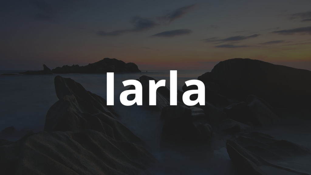 Significado do nome Iarla