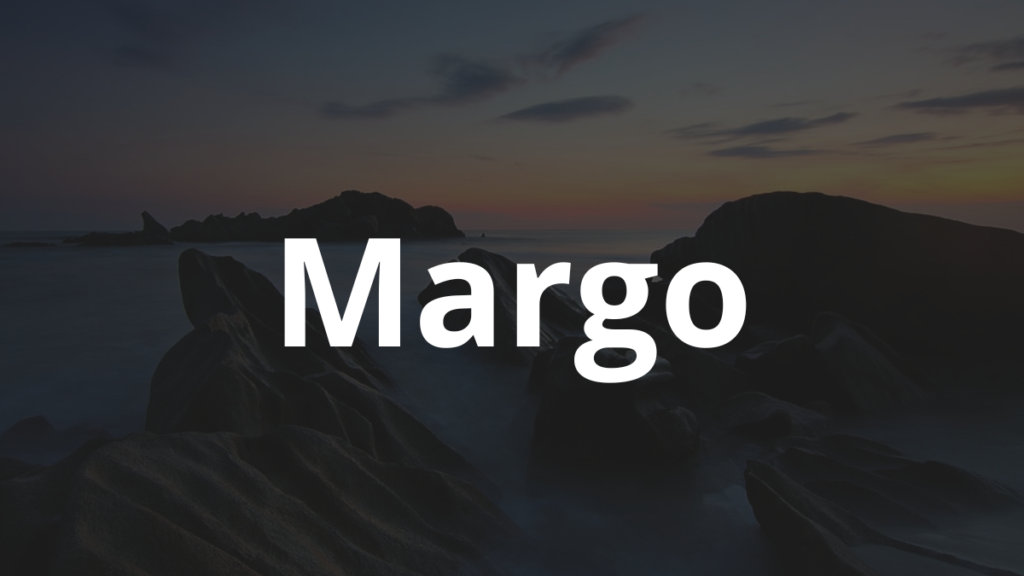 Significado do nome Margo