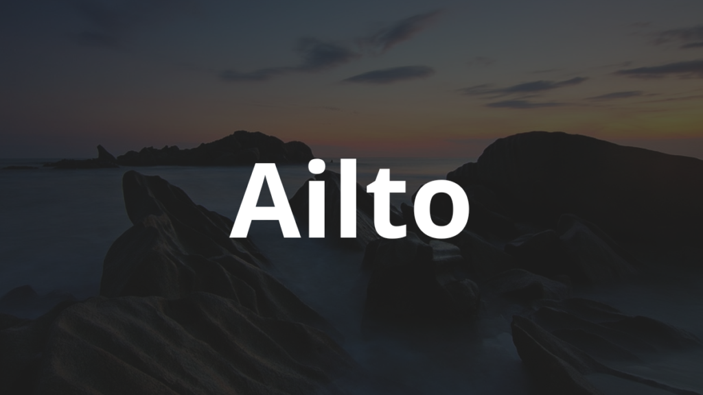 Significado do nome Ailto