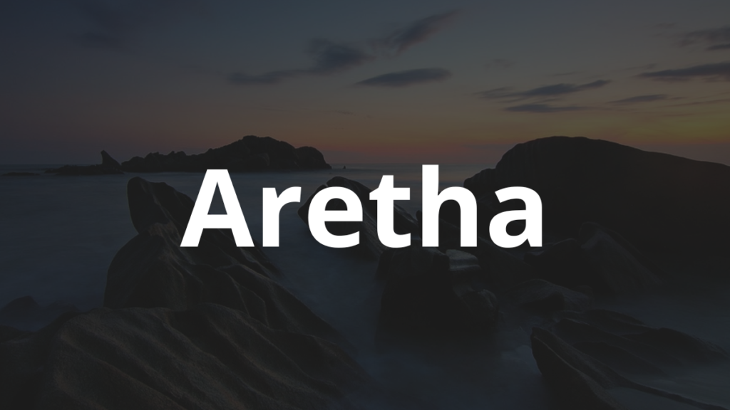 Significado do nome Aretha