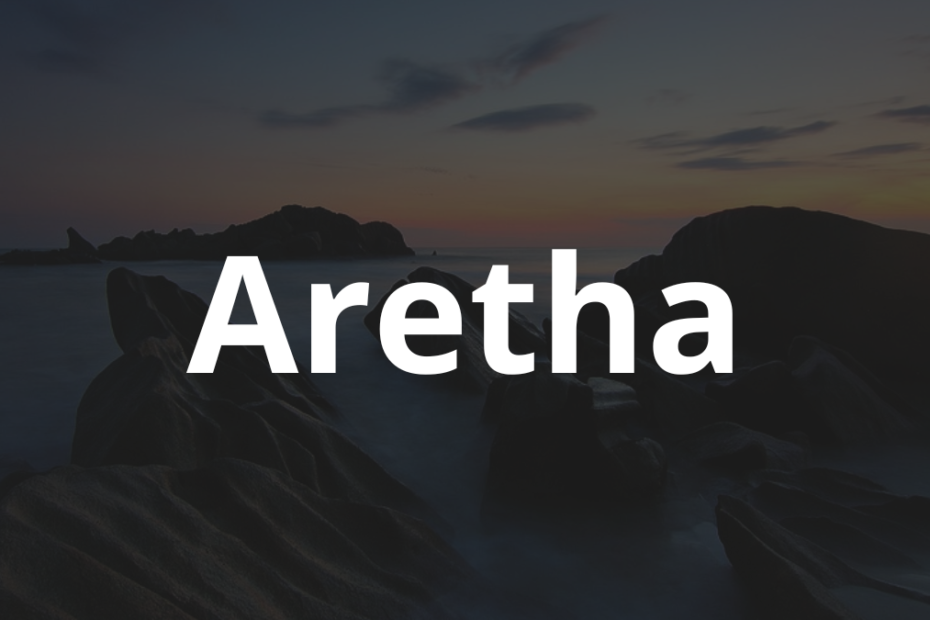 Significado do nome Aretha