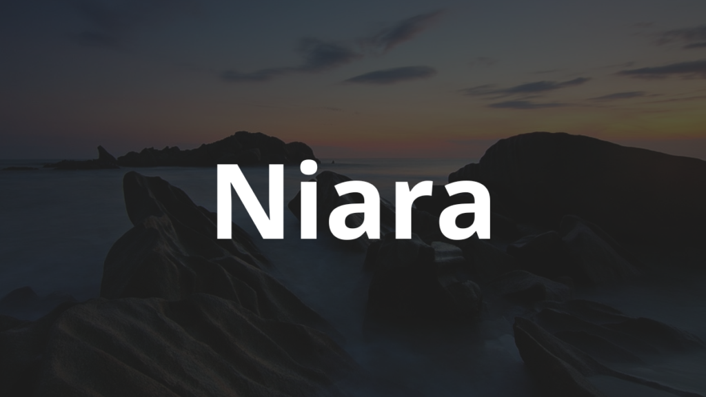 Significado do nome Niara