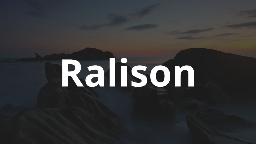 Significado do nome Ralison: História e origem! 1 Significado do nome Ralison