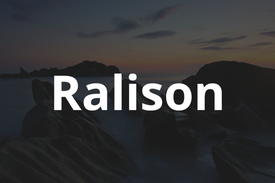 Significado do nome Ralison: História e origem! 9 Significado do nome Ralison