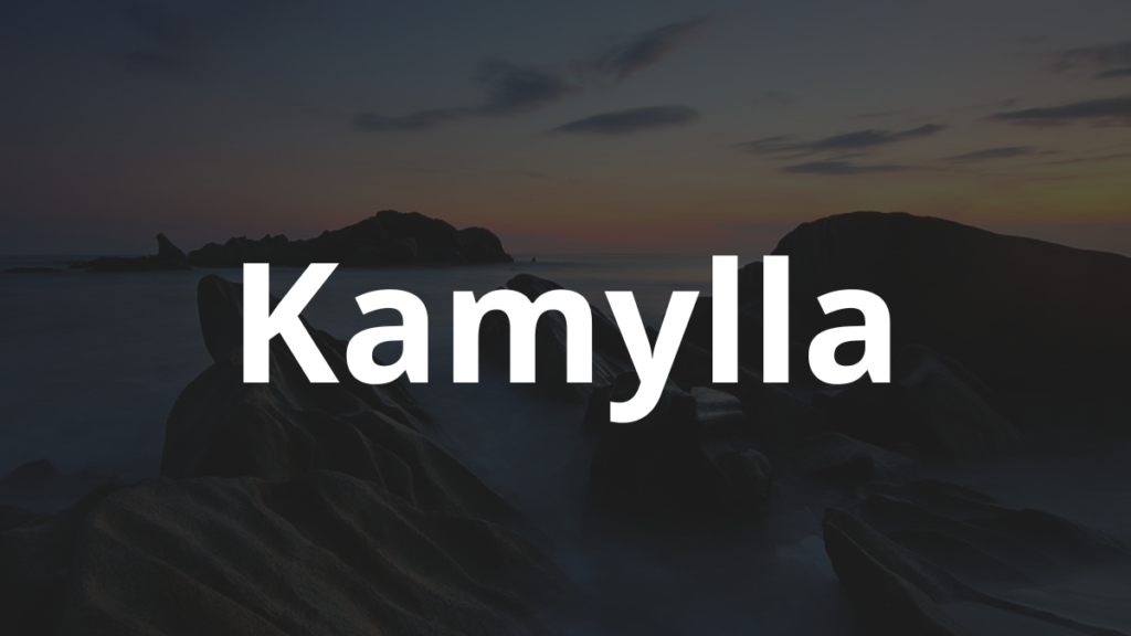 Significado do nome Kamylla