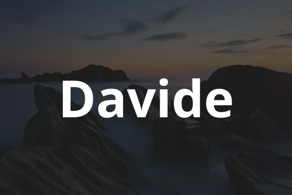 Significado do nome Davide