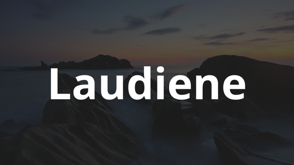 Significado do nome Laudiene: História e origem! 1 Significado do nome Laudiene