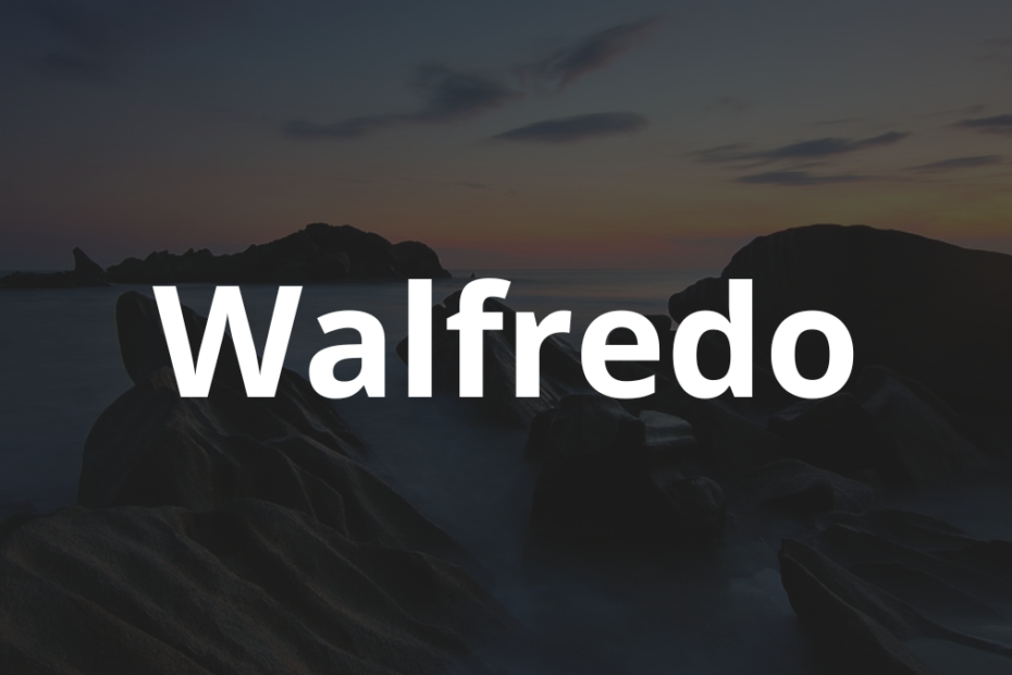Significado do nome Walfredo: História e origem! 10 Significado do nome Walfredo