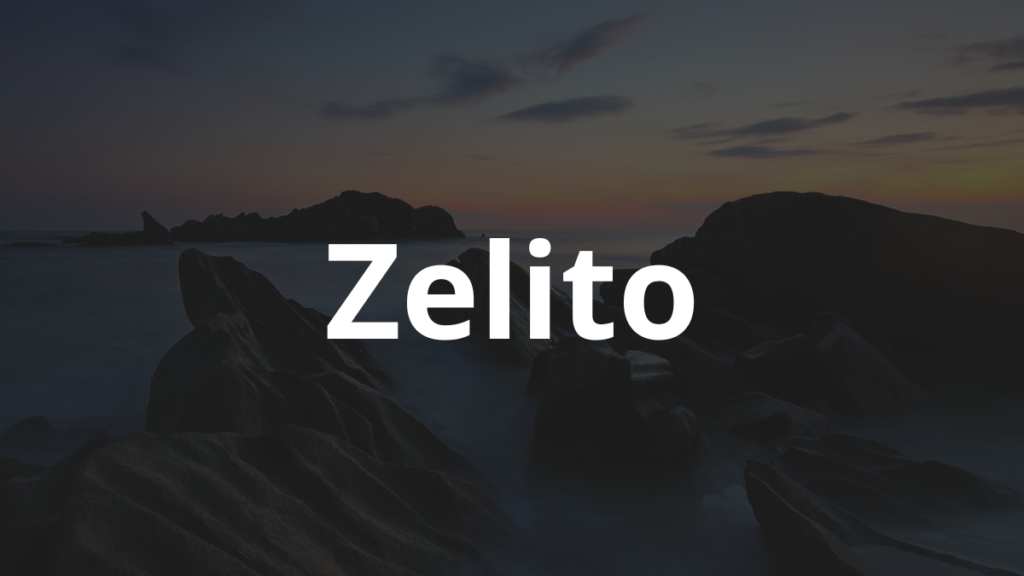 Significado do nome Zelito