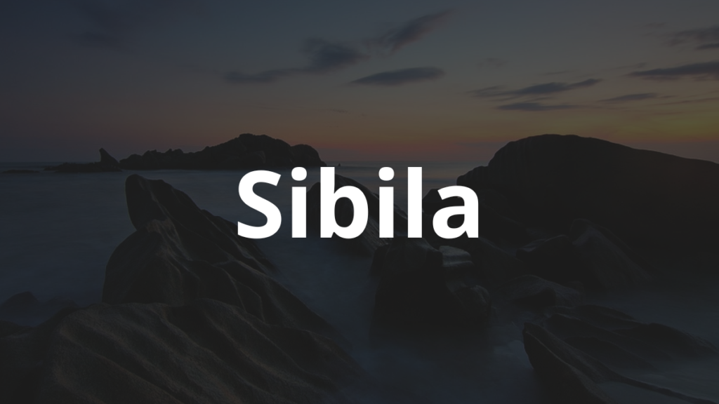 Significado do nome Sibila