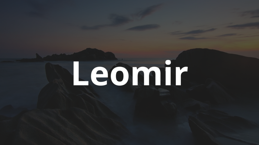 Significado do nome Leomir