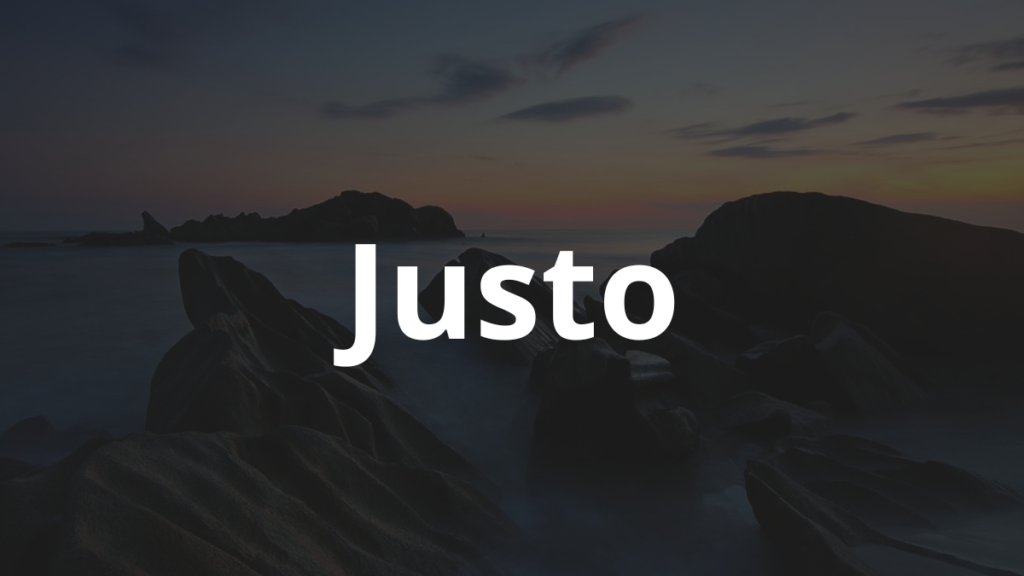 Significado do nome Justo