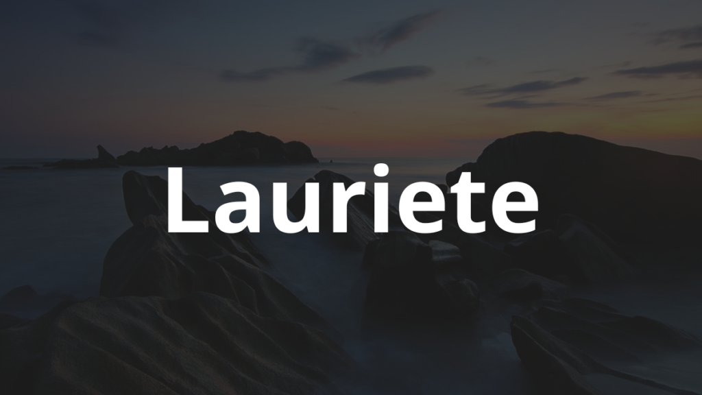 Significado do nome Lauriete