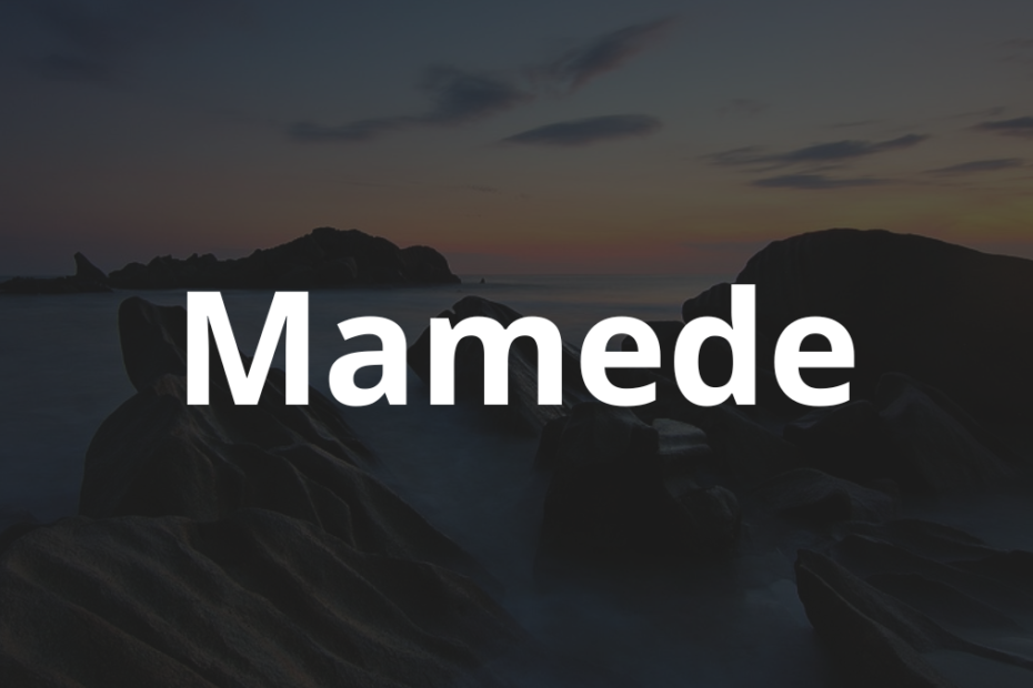 Significado do nome Mamede: História e origem! 1 Significado do nome Mamede