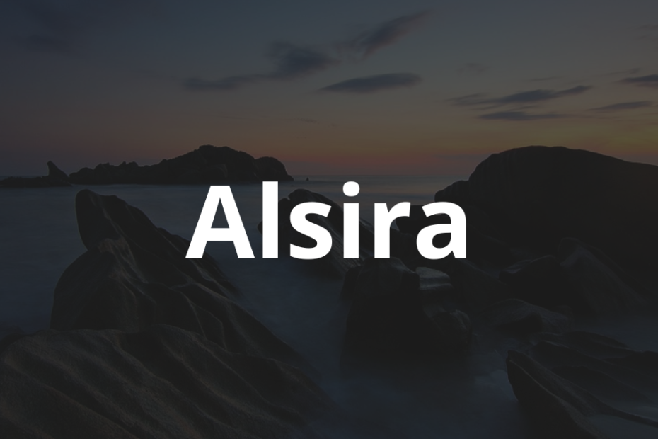 Significado do nome Alsira