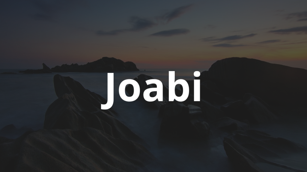 Significado do nome Joabi