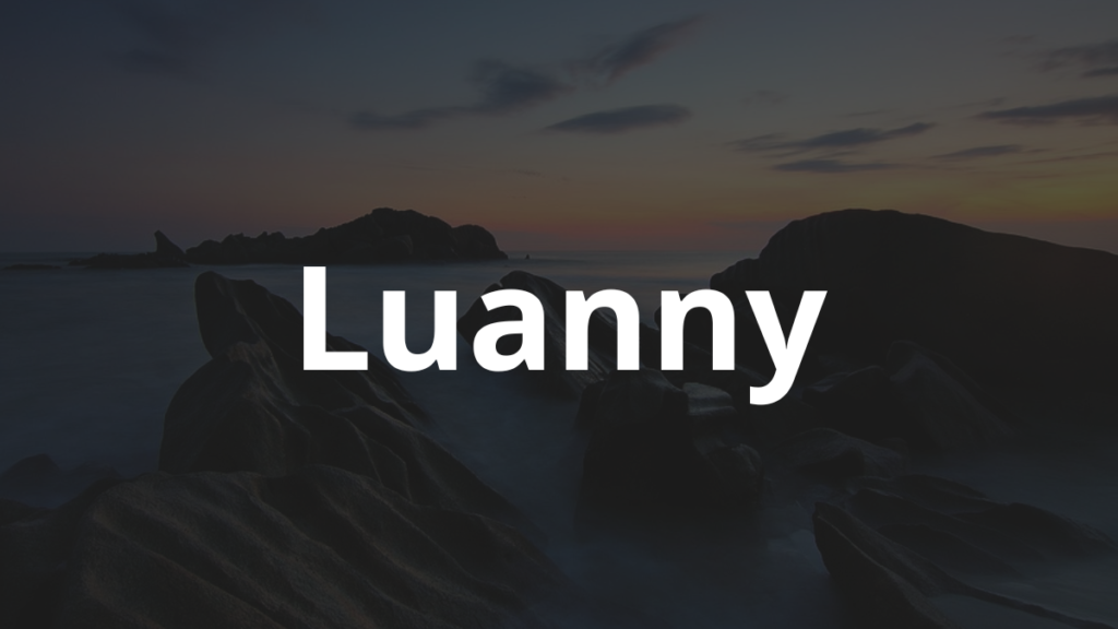 Significado do nome Luanny