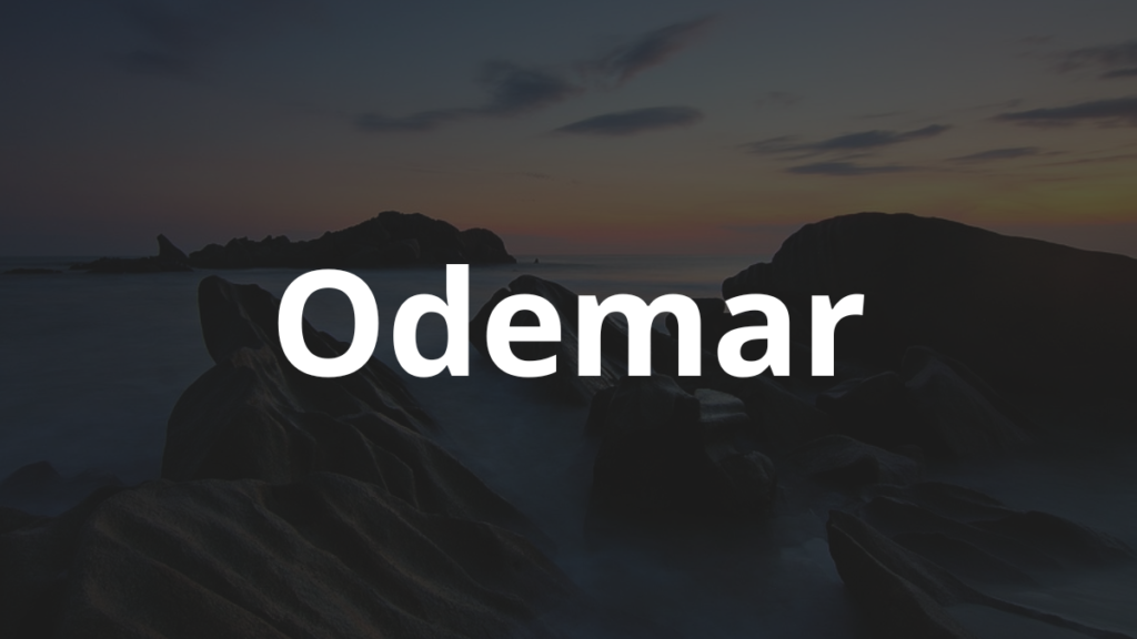 Significado do nome Odemar