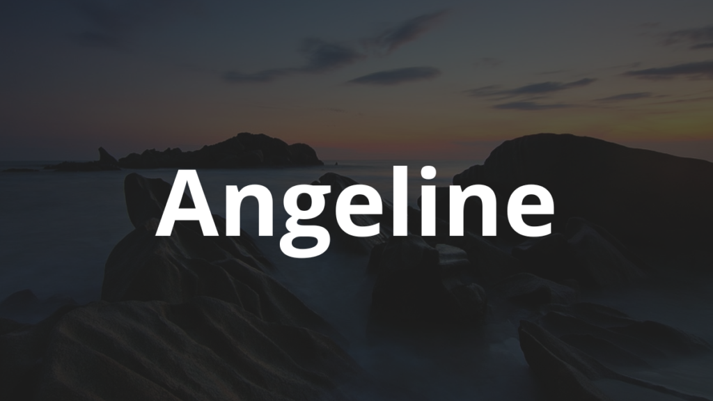 Significado do nome Angeline