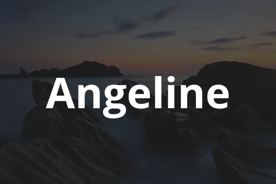 Significado do nome Angeline: História e origem! 1 Significado do nome Angeline