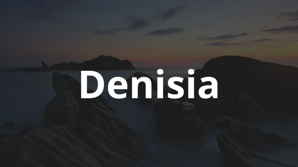 Significado do nome Denisia