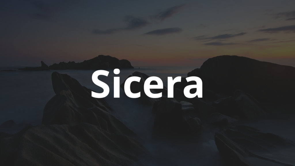 Significado do nome Sicera