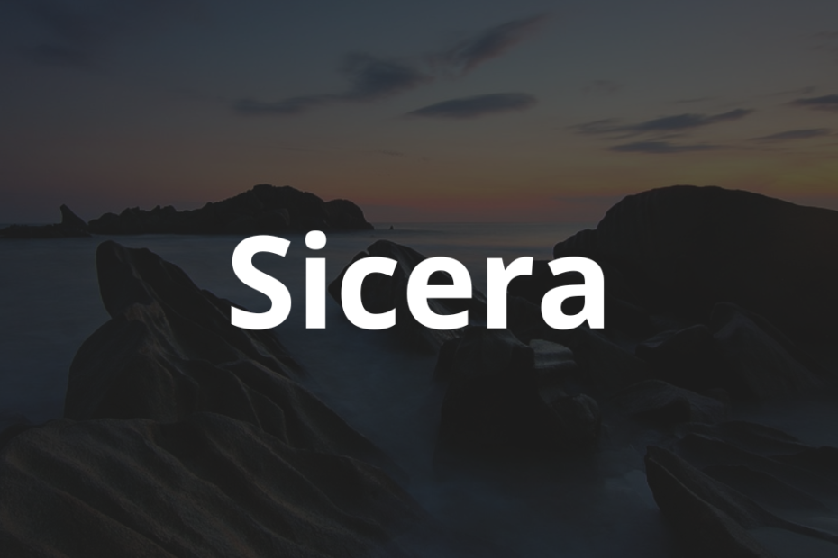 Significado do nome Sicera