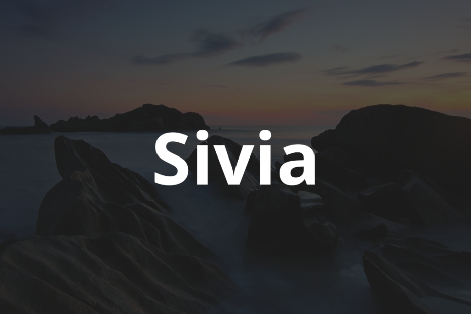 Significado do nome Sivia: História e origem! 1 Significado do nome Sivia
