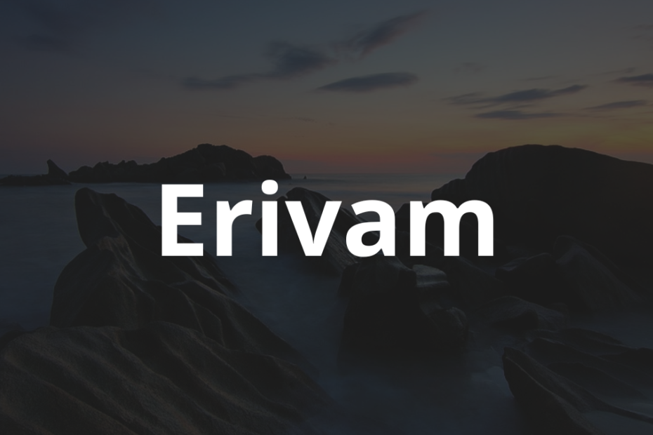 Significado do nome Erivam