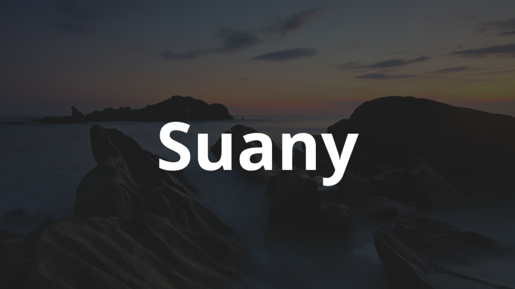 Significado do nome Suany: História e origem! 1 Significado do nome Suany