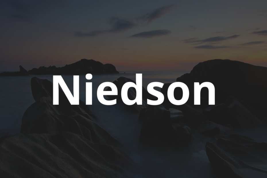 Significado do nome Niedson: História e origem! 4 Significado do nome Niedson