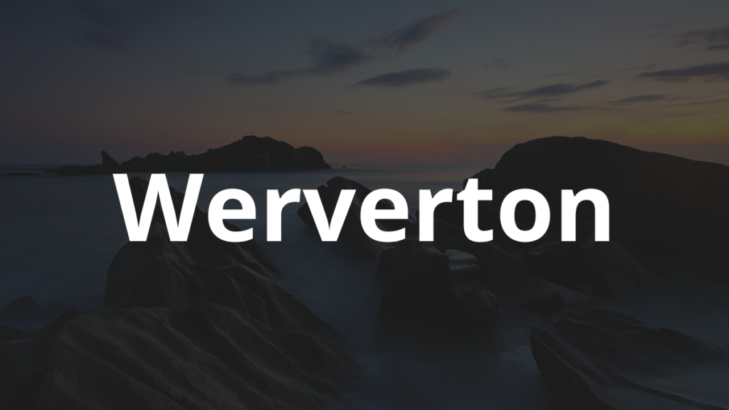 Significado do nome Werverton