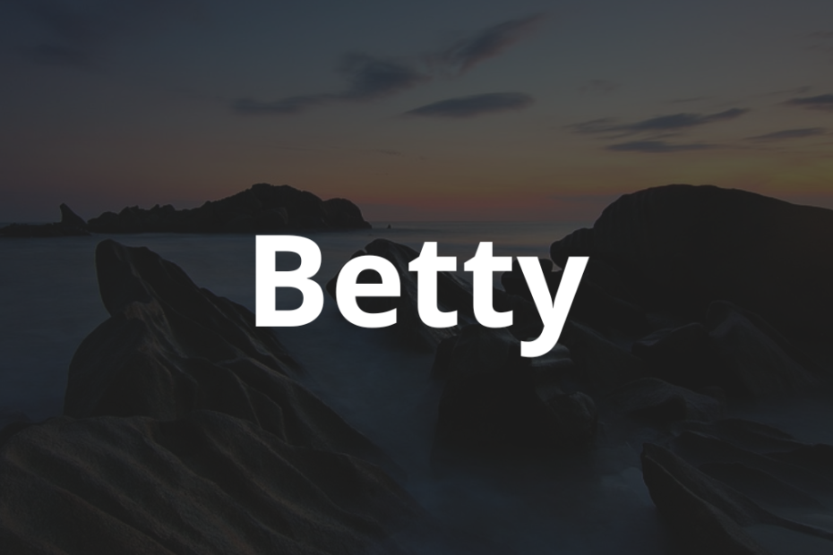 Significado do nome Betty