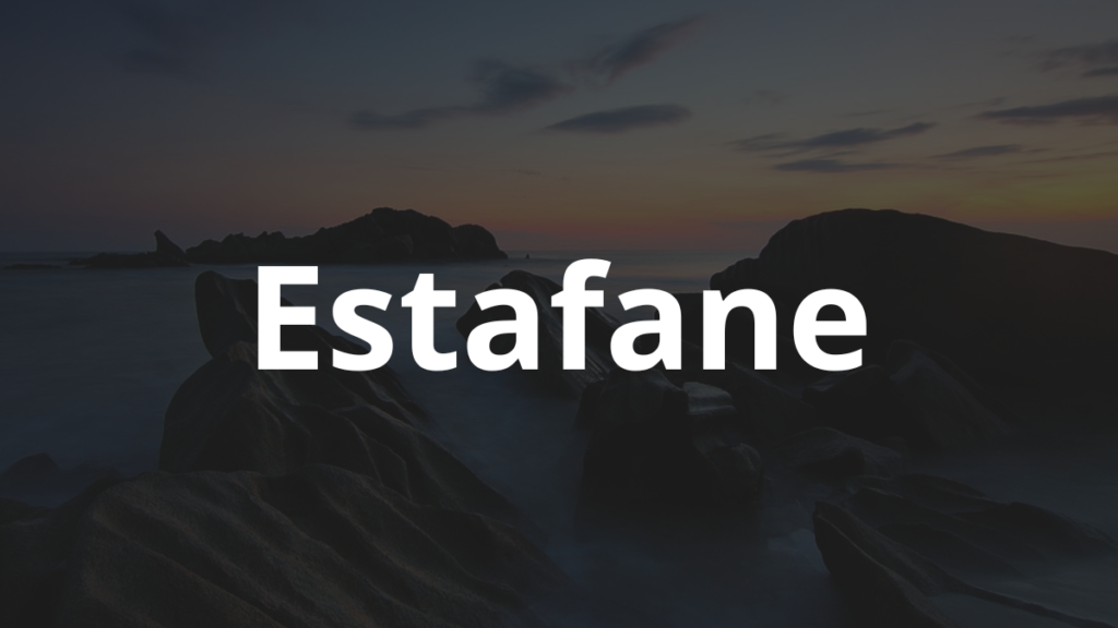 Significado do nome Estafane
