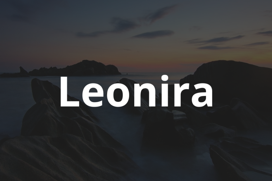Significado do nome Leonira