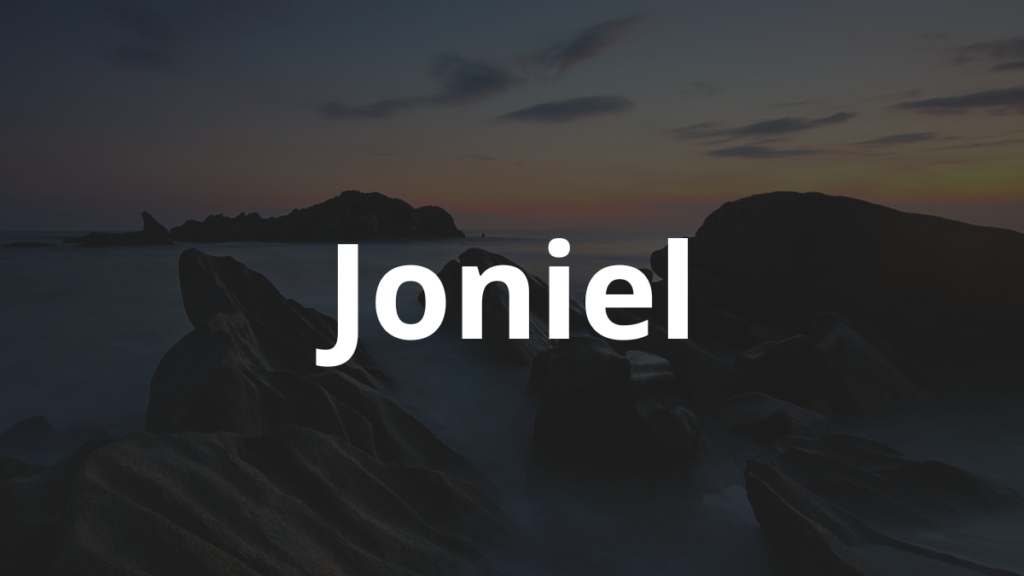 Significado do nome Joniel