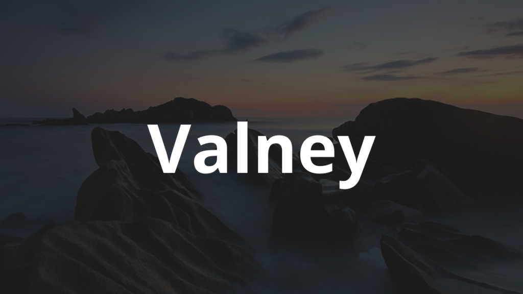 Significado do nome Valney