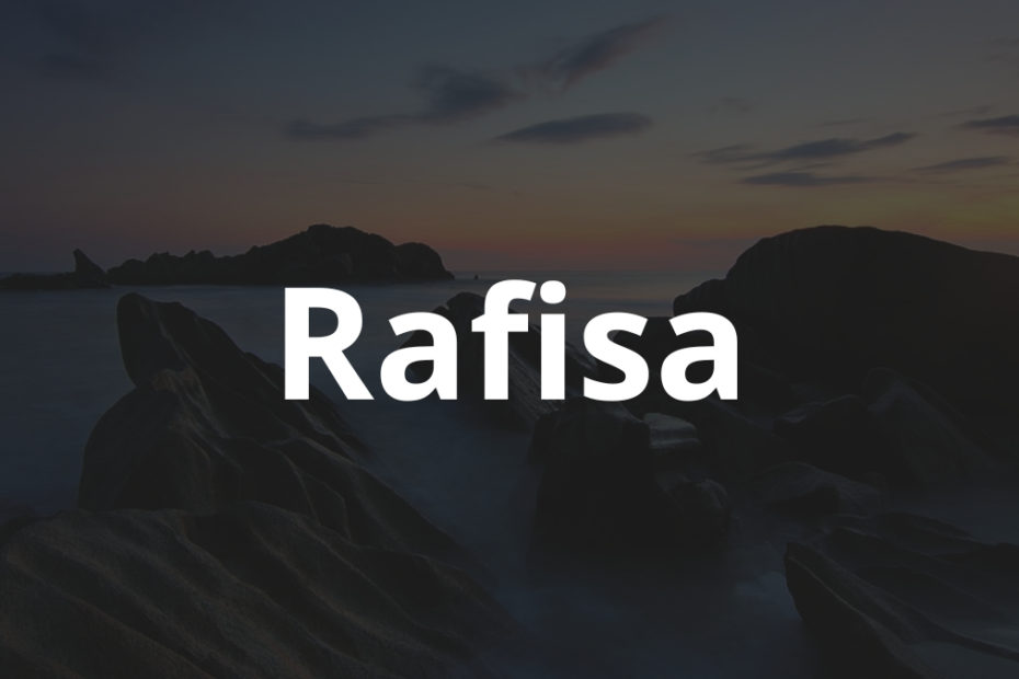 Significado do nome Rafisa: História e origem! 5 Significado do nome Rafisa