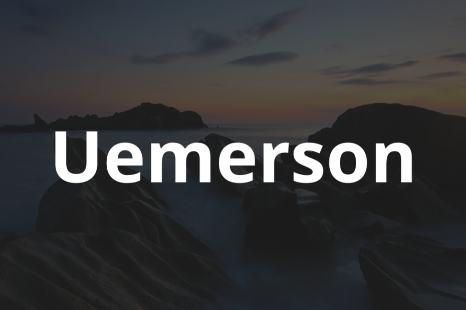 Significado do nome Uemerson: História e origem! 2 Significado do nome Uemerson